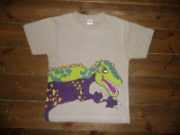 手描き半袖Ｔ「恐竜Ｔシャツ」